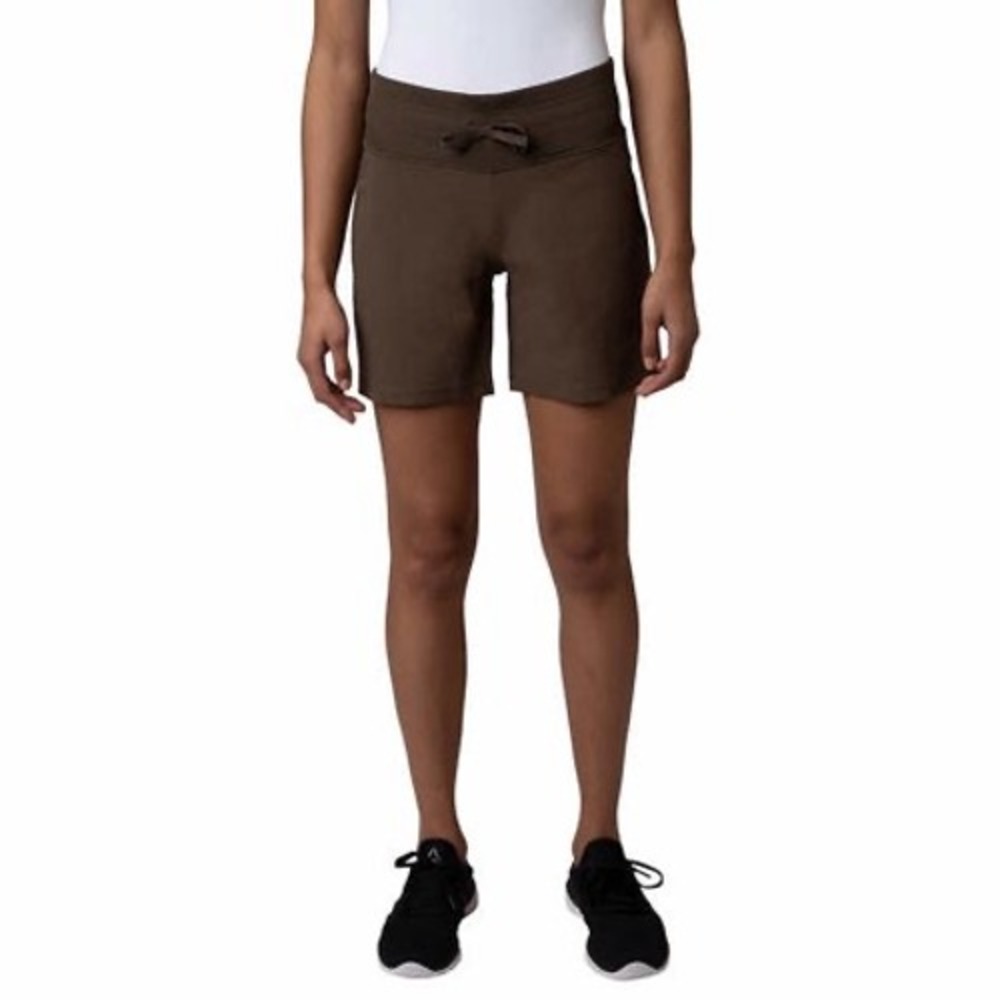850. Tuff Athletics Women's Adjustable Drawcord Brown Shorts Size XL Pull On